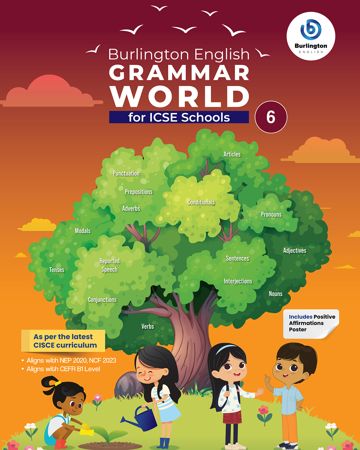 Burlington English Grammar World for ICSE Schools Grade 6