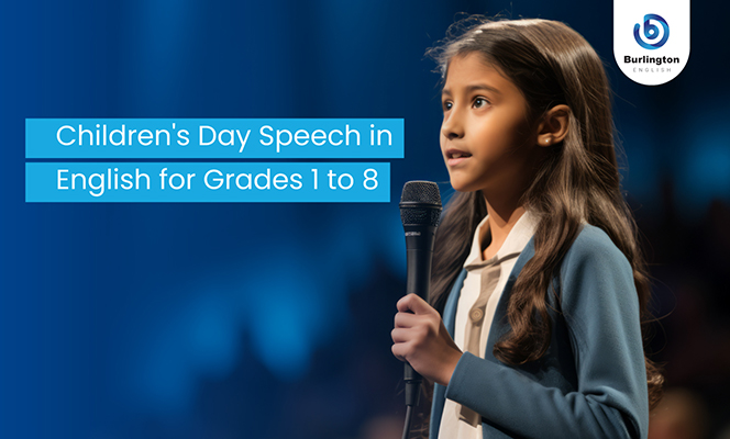 Children's Day Speech in English for Grades 1 to 8